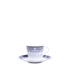 XICARA/PIRES CAFE VICTORIAN LACE BLUE PORCELANA CX C/ 6