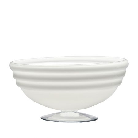 FRUTEIRA 39 CM VIDRO BRANCO/TRANSP