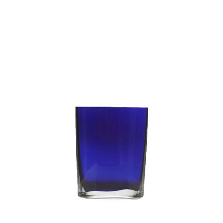 VASO 20 CM VIDRO COBALTO