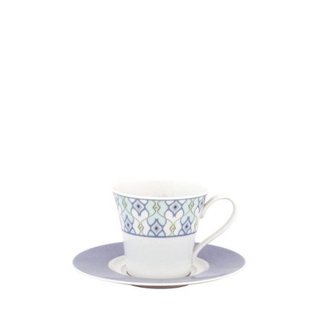 XICARA/PIRES CHA KALEIDOSCOPE PORCELANA CX C/ 6