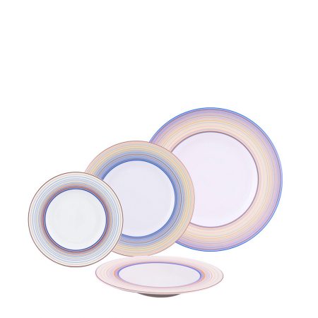 APARELHO JANTAR RADICAL COLORS 24 PCS PORCELANA