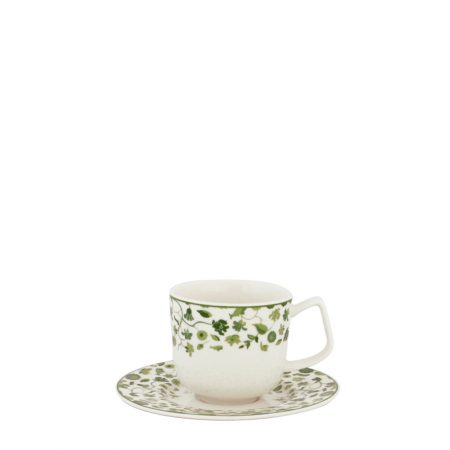 XICARA/PIRES CAFE SIENNA GREEN PORCELANA CX C/ 6