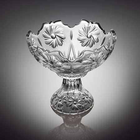 FRUTEIRA C/PE PHOENIX 21 CM VIDRO