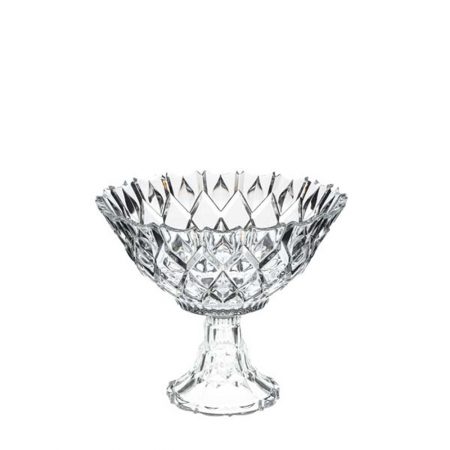 FRUTEIRA C/ PE PARIS 27 CM VIDRO