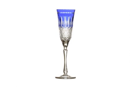 COPO FLAUTA LUDWIG 180 ML CRISTAL AZUL