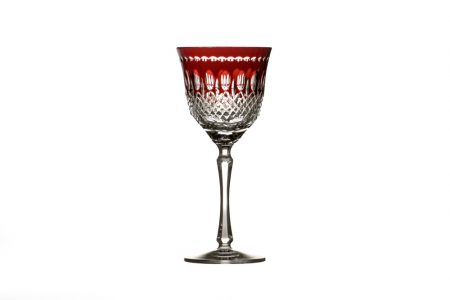 COPO VINHO LUDWIG 220 ML CRISTAL VERMELHO ESCURO