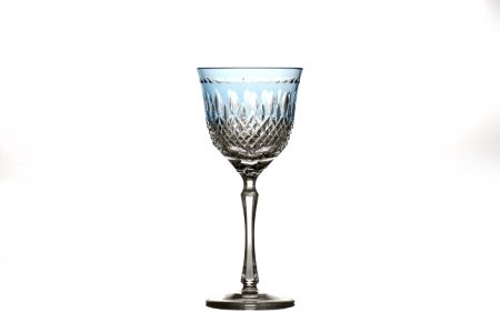 COPO VINHO LUDWIG 220 ML CRISTAL AZUL CLARO