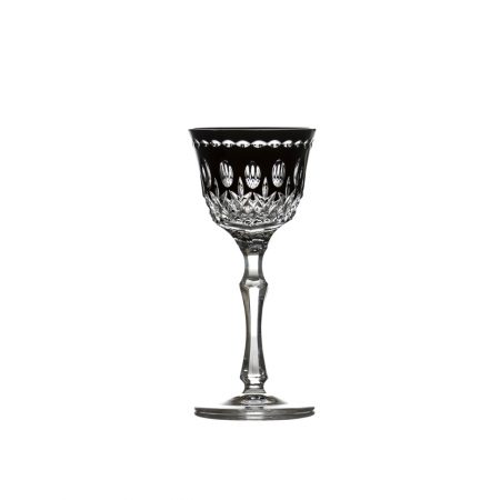 COPO LICOR LUDWIG 70 ML CRISTAL PRETO