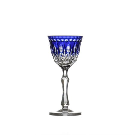 COPO LICOR LUDWIG 70 ML CRISTAL AZUL