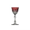 COPO LICOR LUDWIG 70 ML CRISTAL VERMELHO ESCURO