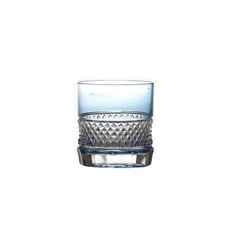 COPO WHISKY WAGNER 360 ML CRISTAL AZUL CLARO