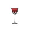 COPO LICOR FRANZ 60 ML CRISTAL VERMELHO ESCURO