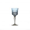 COPO VINHO CLAUDE 250 ML CRISTAL AZUL CLARO