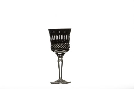 COPO AGUA CLAUDE 320 ML CRISTAL PRETO