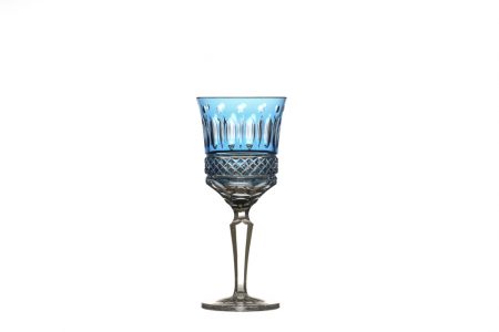 COPO AGUA CLAUDE 320 ML CRISTAL AZUL CLARO