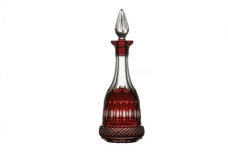 LICOREIRA CLAUDE 750 ML CRISTAL VERMELHO ESCURO