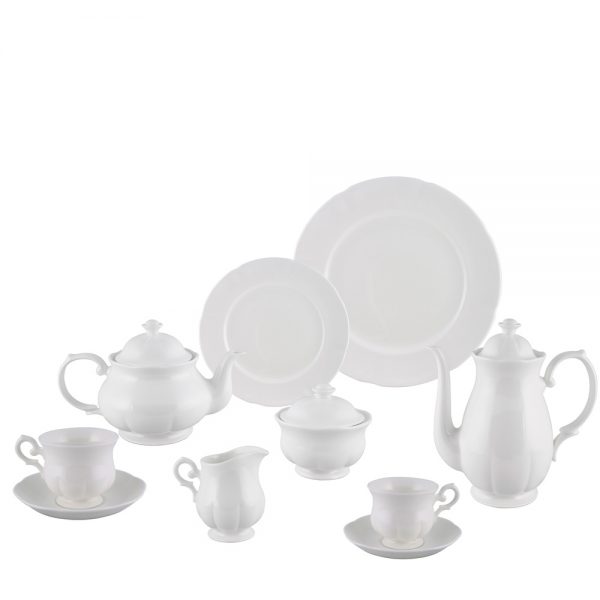 APARELHO CHA/CAFE/BOLO WINDSOR 41 PCS PORCELANA - MCD Brasil