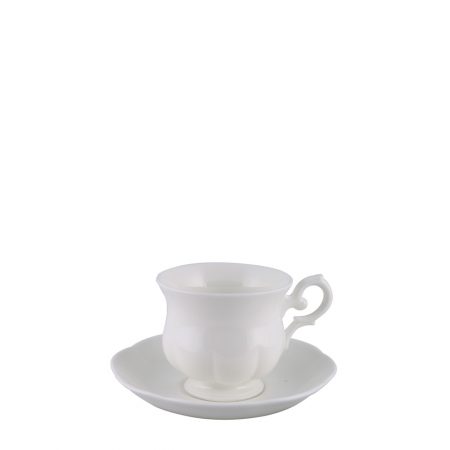 XICARA/PIRES CAFE WINDSOR 100 ML / 12 CM PORCELANA CX C/ 6