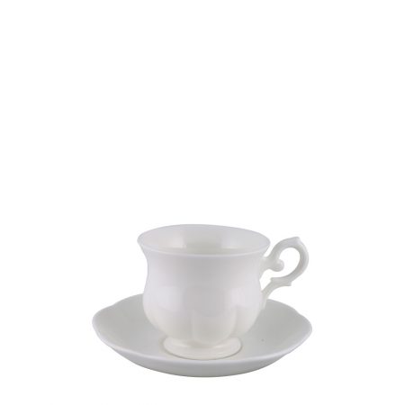 XICARA/PIRES CHA WINDSOR 210 ML / 14 5 CM PORCELANA CX C/ 6