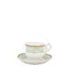 XICARA/PIRES CAFE GREEN VINTAGE PORCELANA CX C/ 6