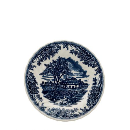 PRATO DE SOBREMESA BLUE BROOK CHELSEA 20 CM CERAMICA CX C/ 6