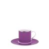 XICARA/PIRES CHA NIMBUS VIOLET PORCELANA CX C/ 6