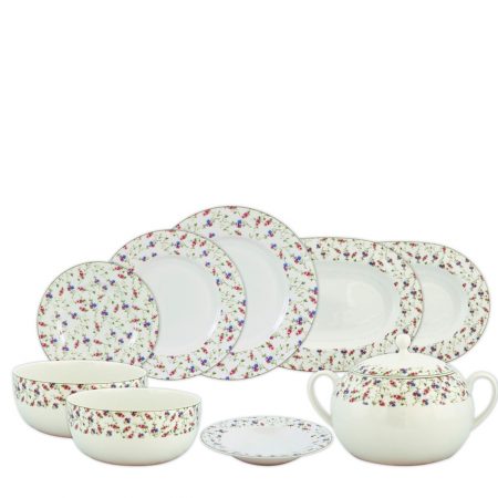 APARELHO JANTAR SWEET OF SPRING 42 PCS PORCELANA