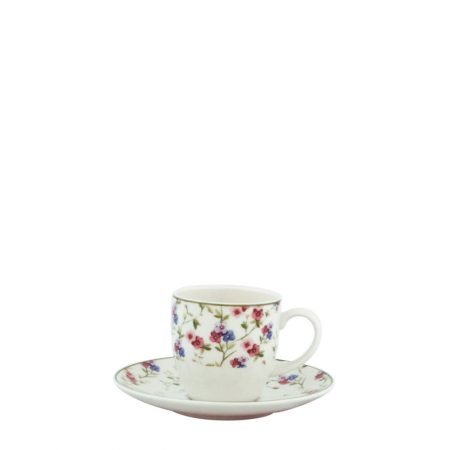 XICARA/PIRES CAFE SWEET OF SPRING PORCELANA CX C/ 6