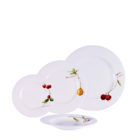 APARELHO JANTAR FRESH FRUIT 24 PCS PORCELANA