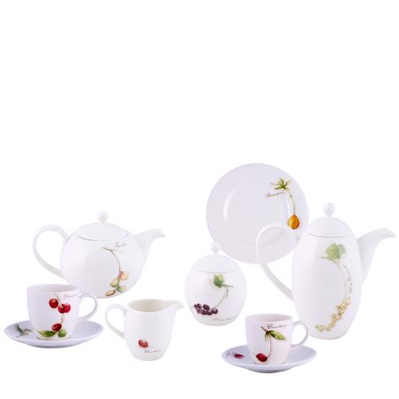 APARELHO LANCHE FRESH FRUIT 34 PCS PORCELANA