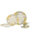 APARELHO JANTAR C/ CHA TROPICA 30 PCS PORCELANA