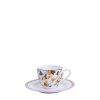 XICARA/PIRES CAFE BLOSSOM LEMON 100 ML PORCELANA CX C/ 6