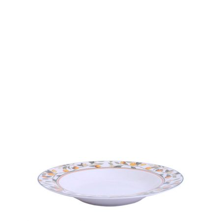 PRATO FUNDO BLOSSOM LEMON 23 CM PORCELANA CX C/ 6