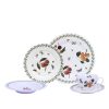 APARELHO JANTAR C/ CHA PEACHES 30 PCS PORCELANA