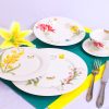 APARELHO JANTAR C/ CHA FLOWER GARDEN 30 PCS PORCELANA