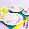 APARELHO JANTAR C/ CHA FLOWER GARDEN 30 PCS PORCELANA