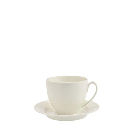 XICARA/PIRES CAFE WHITEWARE 100 ML PORCELANA CX C/ 6