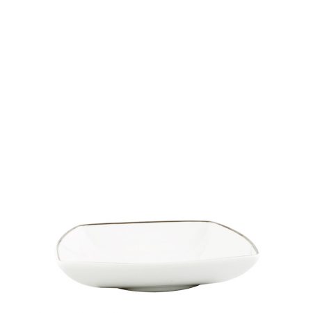 PRATO FUNDO SQUARE P LINING 21 CM PORCELANA CX C/ 6