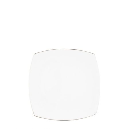 PRATO PAO SQUARE P LINING 19 CM PORCELANA CX C/ 6