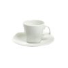XICARA/PIRES CHA SQUARE WHITE 240 ML / 15 CM PORCELANA CX C/ 6