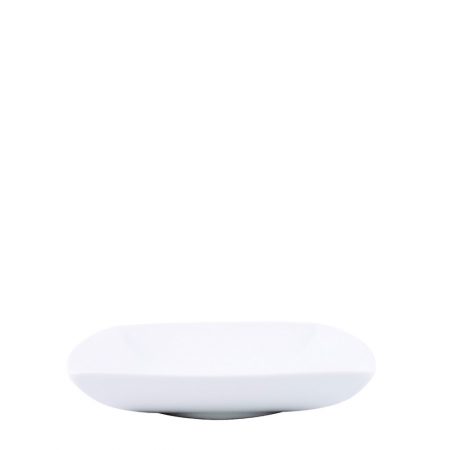PRATO FUNDO SQUARE WHITE 21 CM PORCELANA CX C/ 6