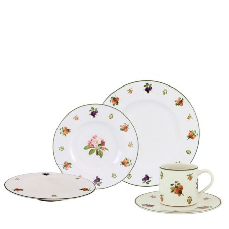 APARELHO JANTAR C/ CHA ORCHARD 30 PCS PORCELANA
