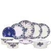 APARELHO JANTAR TUDOR ROSE 42 PCS PORCELANA
