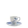 XICARA/PIRES CAFE LINEN ROSE PORCELANA CX C/ 6