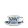 XICARA/PIRES CHA LINEN ROSE PORCELANA CX C/ 6